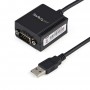 StarTech.com Cavo adattatore RS-232 USB FTDI a seriale 1 porta, con interfaccia COM (ICUSB2321F)