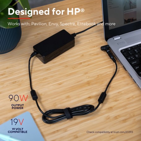 Trust 23393 adattatore e invertitore Interno 90 W Nero (23393)