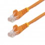StarTech.com Cavo di rete CAT 5e - Cavo Patch Ethernet RJ45 UTP Arancio da 1m antigroviglio (45PAT1MOR)