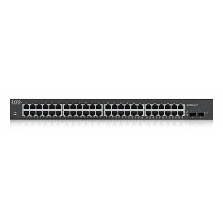 Zyxel GS1900-48HPv2 Gestito L2 Gigabit Ethernet (10/100/1000) Supporto Power over Ethernet (PoE) Nero (GS190048HPV2-EU0101F)