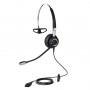 Jabra Biz 2400 II QD Mono NC 3-in-1 Wideband Auricolare Cablato Passanuca, A clip, A Padiglione Ufficio Nero, Arg (2486-820-209)