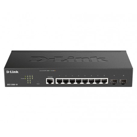 D-Link DGS-2000-10 switch di rete Gestito L2/L3 Gigabit Ethernet (10/100/1000) 1U Nero (DGS-2000-10)