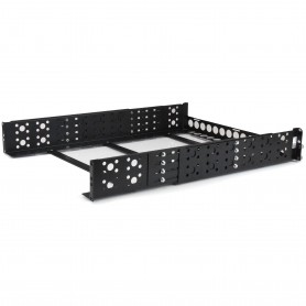 StarTech.com Binari universali per server rack fissi 2U 50 cm ca. con profondità regolabile (UNIRAILS2U)