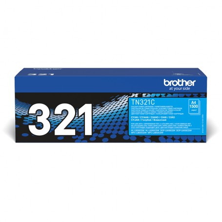 Brother TN-321C cartuccia toner 1 pz Originale Ciano (TN321C)