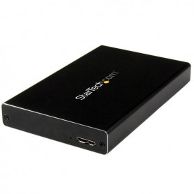 StarTech.com Box Esterno Universale per disco rigido SATA III da 2,5" USB 3.0 - Case SSD/HDD portabile SATA 6 Gbps (UNI251BMU33)