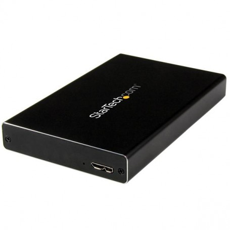 StarTech.com Box Esterno Universale per disco rigido SATA III da 2,5" USB 3.0 - Case SSD/HDD portabile SATA 6 Gbps (UNI251BMU33)