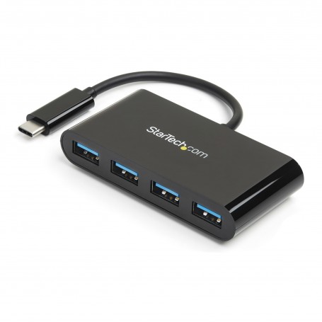 StarTech.com Hub USB 3.0 a 4 porte - USB-C a 4 USB-A - Alimentazione a bus (HB30C4AB)