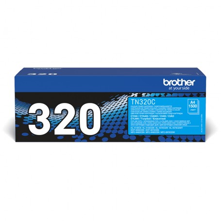 Brother TN-320C cartuccia toner 1 pz Originale Ciano (TN320C)