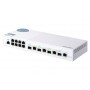 QNAP QSW-M408-4C switch di rete Gestito L2 Gigabit Ethernet (10/100/1000) Bianco (QSW-M408-4C)