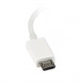 StarTech.com Cavo Adattatore micro USB a USB femmina OTG da viaggio 12cm M/F - Bianco (UUSBOTGW)