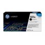 HP 501A Black Original LaserJet Toner Cartridge with ColorSphere Toner cartuccia toner 1 pz Originale Nero (Q6470A)
