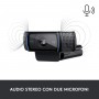 Logitech C920 HD Pro webcam 15 MP 1920 x 1080 Pixel USB 2.0 Nero (960-001055)