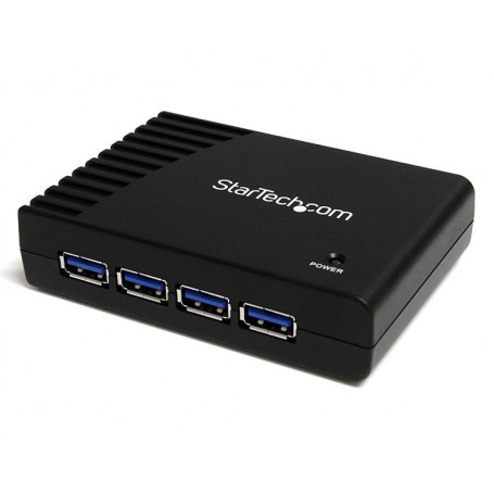 StarTech.com Hub a 4 porte USB 3.0 SuperSpeed, colore nero (ST4300USB3EU)
