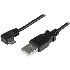 StarTech.com Cavo Micro-USB da Ricarica e Sincronizzazione angolato destro da 0,5m (USBAUB50CMRA)
