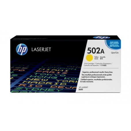 HP Cartuccia Toner originale giallo LaserJet 502A (Q6472A)