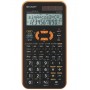 Sharp EL-520X calcolatrice Tasca Calcolatrice scientifica Nero, Arancione (SH-EL520XYR)