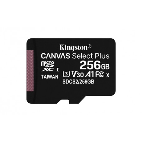 Kingston Technology Canvas Select Plus 256 GB MicroSDXC UHS-I Classe 10 (SDCS2/256GBSP)