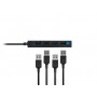 Conceptronic HUBBIES05B hub di interfaccia USB 2.0 480 Mbit/s Nero (HUBBIES05B)
