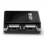 Lindy 42742 hub di interfaccia 480 Mbit/s Nero (42742)