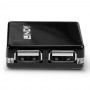 Lindy 42742 hub di interfaccia 480 Mbit/s Nero (42742)