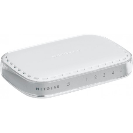 Netgear GS605-400PES switch di rete Non gestito L2 Gigabit Ethernet (10/100/1000) Bianco (GS605-400PES)