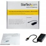 StarTech.com Hub USB 3.0 a 4 porte - 4x USB-A con Swith On/Off Individuale (HB30A4AIB)