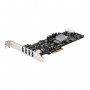 StarTech.com Adattatore scheda SuperSpeed USB 3.0 con 4 porte PCI Express (PCIe) con 4 canali da 5 Gbps dedicati - (PEXUSB3S44V)