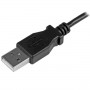 StarTech.com Cavo di ricarica e sincronizzazione micro USB da 1 m - USB-A a Micro B ad angolo sinistro - M/M - 0,2 (USBAUB1MLA)