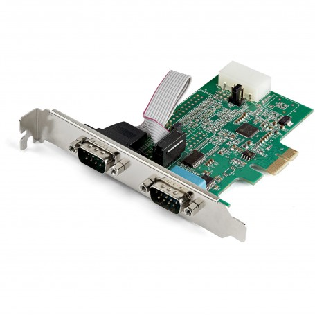 StarTech.com Scheda adattatore seriale PCI Express RS232 a 2 porte - Scheda controller host seriale PCIe RS232 - PCIe (PEX2S953)