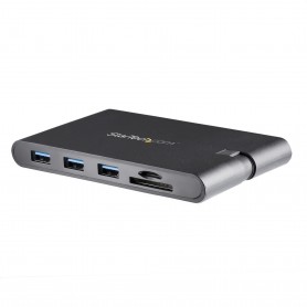 StarTech.com Adattatore Multi-porta USB-C con HDMI e VGA per portatili - 3x USB 3.0 - Lettore Schede SD - PD 3.0  (DKT30CHVSCPD)