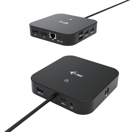 I-TEC DOCKING STATION USB-C DUAL DISPLAY WITH POWER DELIVERY 100 W (C31DUALDPDOCKPD)
