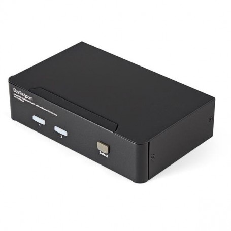 StarTech.com Switch KVM HDMI USB 2 porte, con audio e hub USB 2.0 (SV231HDMIUA)