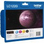 Brother LC-1220VALBP cartuccia d'inchiostro 4 pz Originale Nero, Ciano, Magenta, Giallo (LC1220VALBP)