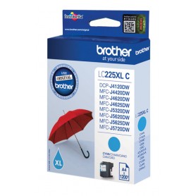 Brother LC-225XLC cartuccia d'inchiostro 1 pz Originale Ciano (LC225XLC)