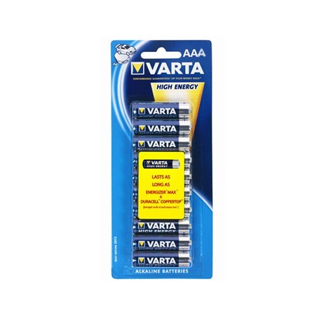 Varta High Energy AAA 10-pack Batteria monouso Alcalino (4903121461)