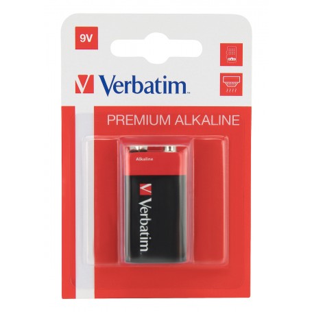 Verbatim Batterie alcaline da 9 V (49924)