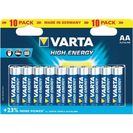 Varta HIGH ENERGY AA Batteria monouso Stilo AA Alcalino (4106229491)
