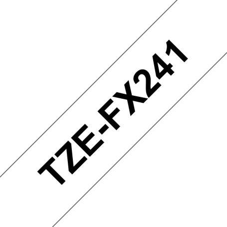 Brother TZe-FX241 nastro per etichettatrice Nero su bianco TZ (TZEFX241)