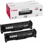 Canon CRG-718 Bk VP cartuccia toner 2 pz Originale Nero (2662B005)