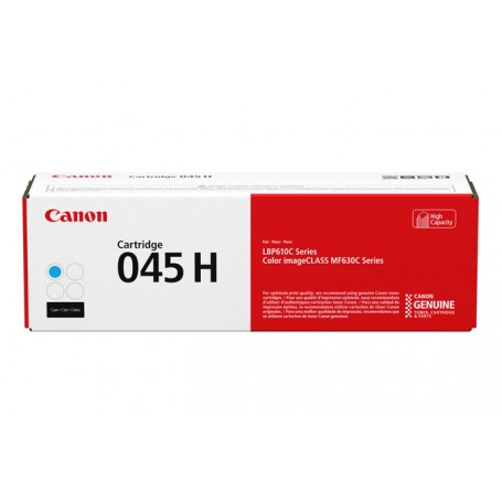 Canon 045 H cartuccia toner 1 pz Originale Ciano (1245C002)