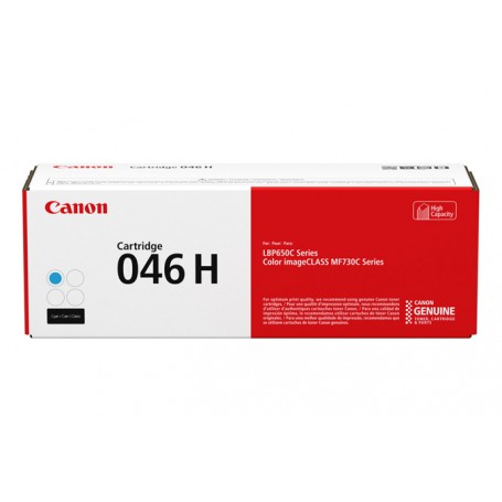 Canon 046 H cartuccia toner 1 pz Originale Ciano (1253C002)