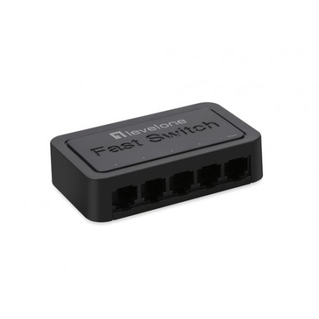 LevelOne FEU-0512 switch di rete Fast Ethernet (10/100) Nero (FEU-0512)