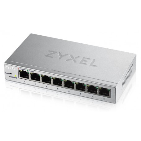 Zyxel GS1200-8 Gestito Gigabit Ethernet (10/100/1000) Argento (GS1200-8-EU0101F)