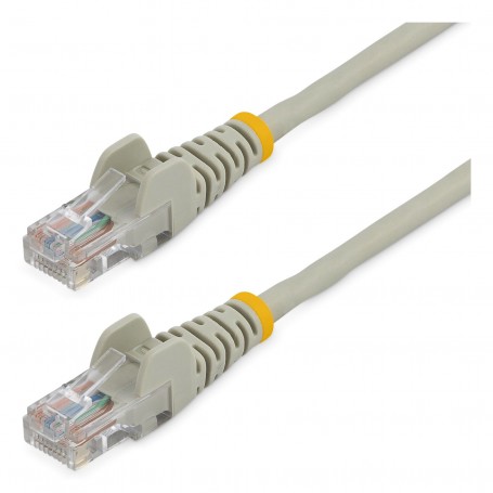 StarTech.com Cavo di rete CAT 5e - Cavo Patch Ethernet RJ45 UTP Grigio da 2m antigroviglio (45PAT2MGR)