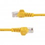 StarTech.com Cavo di rete CAT 5e - Cavo Patch Ethernet RJ45 UTP Giallo da 2m antigroviglio (45PAT2MYL)