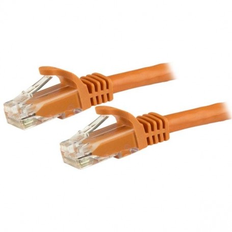 StarTech.com Cavo di rete CAT 6 - Cavo Patch Ethernet RJ45 UTP arancione da 1m antigroviglio - cavo gigabit categor (N6PATC1MOR)