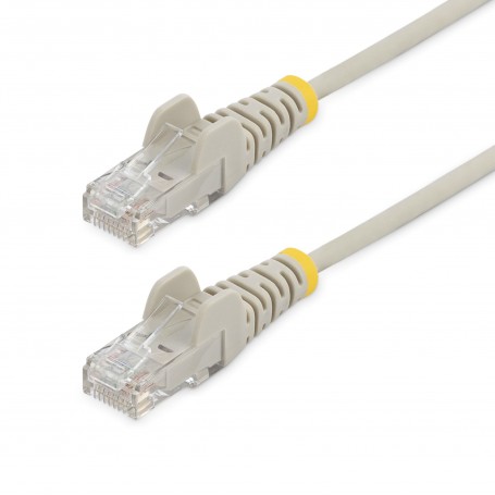 StarTech.com Cavo di Rete Ethernet Snagless CAT6 da 50cm - Cavo Patch antigroviglio slim RJ45 - Grigio (N6PAT50CMGRS)