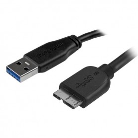 StarTech.com Cavo USB 3.0 Tipo A a Micro B slim - Connettore USB3.0 A a Micro B slim M/M - 2m (USB3AUB2MS)