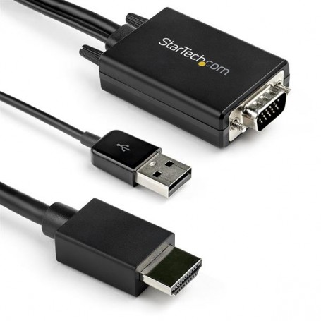 CAVO ADATTATORE VGA A HDMI 2M (VGA2HDMM2M)