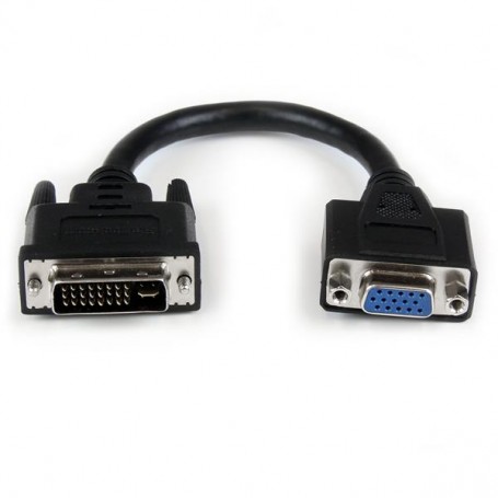 StarTech.com Adattatore cavo DVI a VGA da 20 cm - DVI-I maschio a VGA femmina (DVIVGAMF8IN)